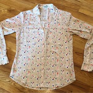 Express sunbather beach blouse size xs